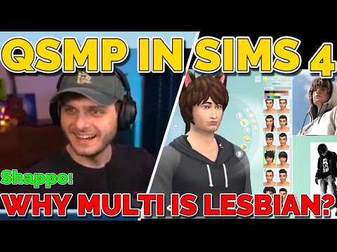 Duncan Creates QSMP Members in SIMS 4 l QSMP 2 ft. Quackity, KatieB & Multi