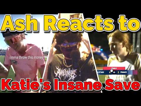 Ashswag Reacts to KatieB Playing Volleyball & Fan Clips on QSMP 2 Minecraft