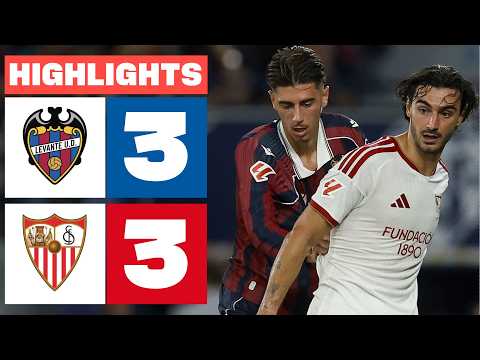 LEVANTE UD 3 - 3 SEVILLA FC | RESUMEN LALIGA EA SPORTS