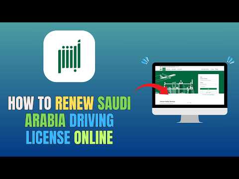 HOW TO RENEW SAUDI ARABIA DRIVING LICENSE ONLINE (UPDATE 2026)