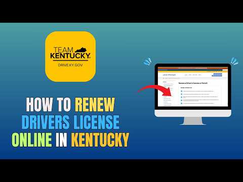 HOW TO RENEW DRIVERS LICENSE ONLINE IN KENTUCKY (UPDATE 2026)