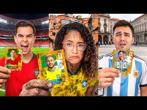 COMPLETEI TODAS AS FIGURINHAS LENDÁRIAS DA COPA 2026 EM 3 PAÍSES DIFERENTES!