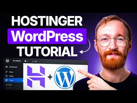 Hostinger Wordpress Tutorial 2026 - Full Website Setup Guide