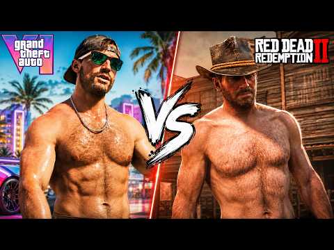 GTA 6 vs RDR2 Full Comparison | Graphics, Story, World & Details