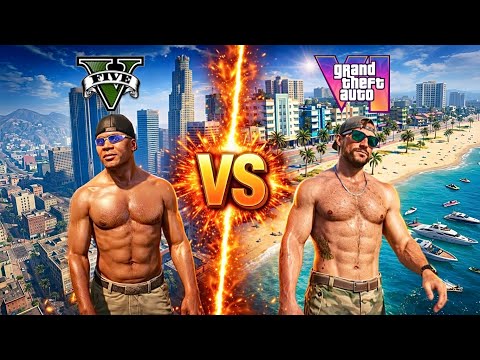GTA 5 vs GTA 6 Graphics Comparison: 13 Years Apart and It's NOT Even Close