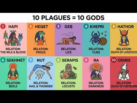 The 10 Plagues of Egypt: How God Challenged the Gods of Egypt