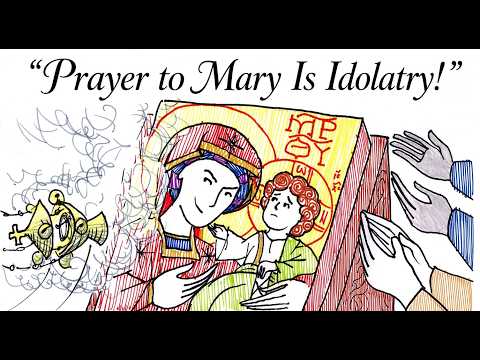"Prayer to Mary Is Idolatry!" (Pencils & Prayer Ropes)