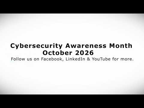 Cybersecurity Awareness Month 2026