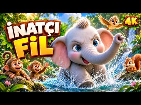 İnatçı Yavru Fil 🐘 | Hayvan Masalları | 3D 4K | Adisebaba Masallar