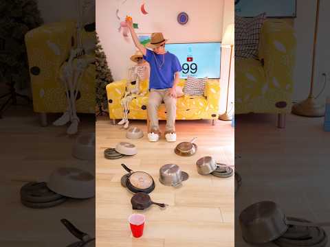 Ping Pong Trick Shot 🎉 #shorts