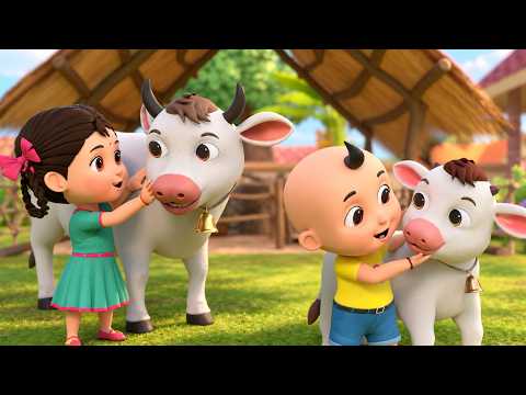 Gaiya Meri Gaiya | गैया मेरी गईया | Popular Hindi Rhymes - Zappy Toons