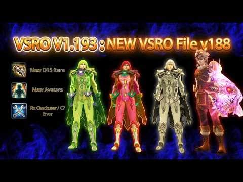 طريقة عمل سيرفر vSRO v1.193 بخصائص iSRO وأسهل إعدادات v1.188