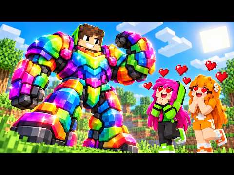 Posso FAZER ARMADURAS GIGANTES para APAIXONAR GAROTAS no Minecraft!