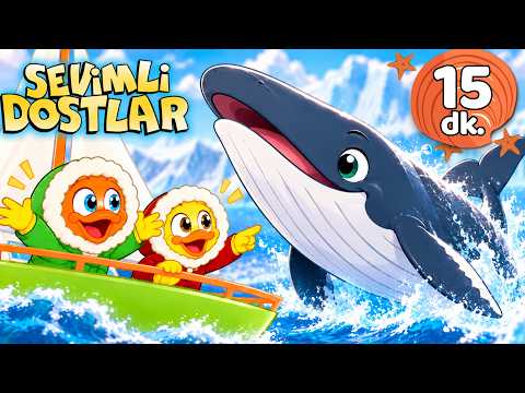 🐋 Balina Şarkısı | Sevimli Dostlar’ın En Güzel Masal Şarkıları | Kırmızı Tavuk, Karınca ve Çekirge