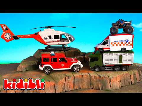 Çocuklar için oyuncak araçlarla macera 🚁🚙
