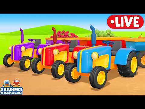 🚜 Çizgi Film - Yardımcı Arabalar! 🚜 Özel Bölümleri İzle!