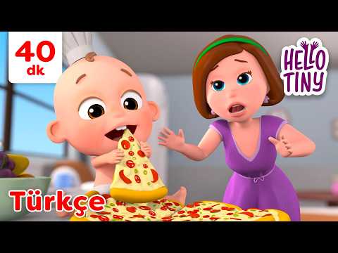 Bebek, Bebek, Efendim? 🍕😋 | Bebekler için şarkılar | Hello Tiny Türkçe