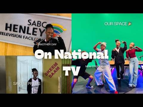 IM ON NATIONAL TV … 🇿🇦 | LIFE UPDATE | SAKFW PREPS| FROM TIKTOK TO THE RUNWAY | BROADCASTING