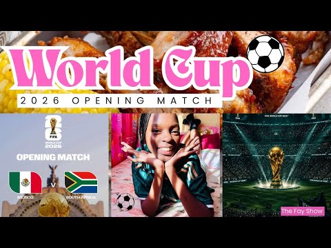 FIRST GAME OF THE WORLD CUP 2026 | BAFANA BAFANA VS MEXICO | HOME COOKING | DIY PIZZA | SOUTH AFRICA
