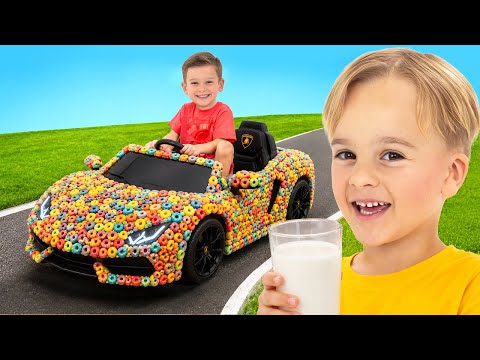 Candy Cars Challenge for kids