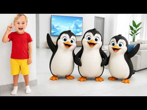 Wild Polar Animals in My House! Kids Learn Polar Animals Names & Fun Facts