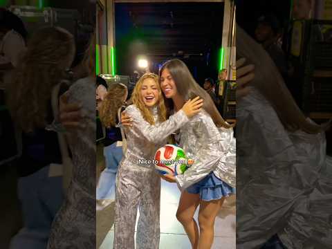 I Met Shakira 😍⚽️