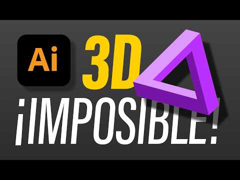 Parece 3D, pero no lo es: figuras imposibles en Illustrator
