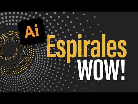 El secreto para hacer espirales perfectas en Illustrator