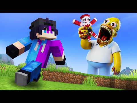 NO JUEGUES CON EL HOMERO HAMBRIENTO EN MINECRAFT