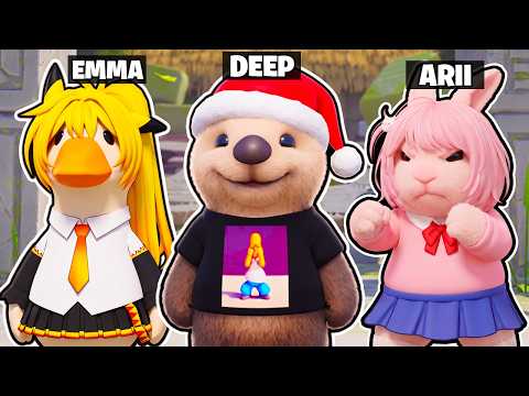 PELEA de ANIMALES TIERNOS con mis Amigas en PARTY ANIMALS!