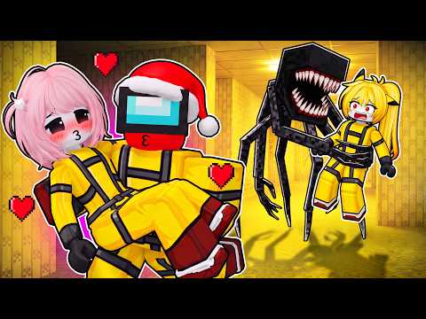 Protegiendo a mi CRUSH de los BACKROOMS más REALISTAS de ROBLOX!