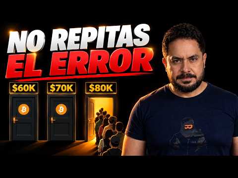 Sí Esperas una GRAN CAÍDA de Bitcoin te quedas FUERA