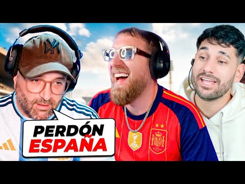 Argentino se arrepiente y le pide perdón a todo el pueblo español