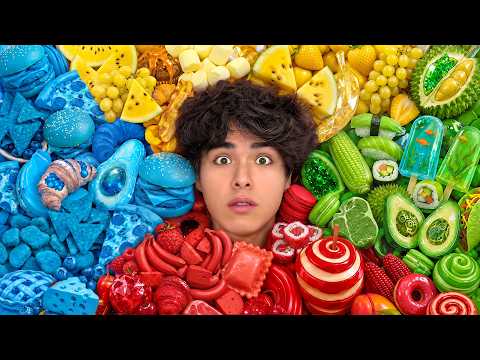 I Ate Rare School Lunches in Every Color!