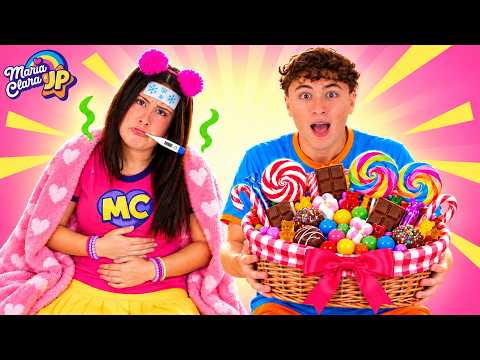 Maria Clara COMEU Muitos Doces, E AGORA?! 🍬🤢 | Maria Clara e JP