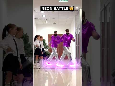 Шаффл Баттл 😎🔥 Girls 👧 VS Boys 👦 WHO WIN ? 🏆🤔 NEON BATTLE 😨