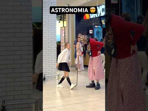 ASTRONOMIA 🤯 LITTLE GIRL TEACHING 😨🔥 TUZELITY SHUFFLE