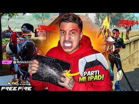 ROMPÍ MI TABLET SIN QUERER 😭 PERO LA USÉ COMO MANDO PARA JUGAR FREE FIRE Y ESTO PASO!! 🤯🔥 MRSTIVENTC