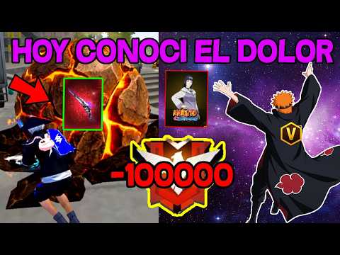 HOY CONOCÍ EL DOLOR! SE VA NARUTO EN FREE FIRE!!!