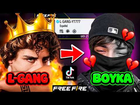 L-GANG HIZO "LLORAR" A BOYKA EN FREE FIRE!!