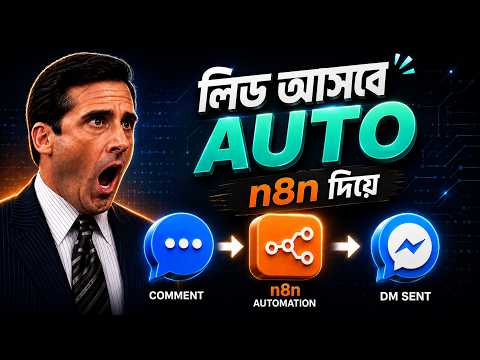 n8n Automation Full Tutorial | Facebook Comment করলেই AI Messenger DM পাঠাবে