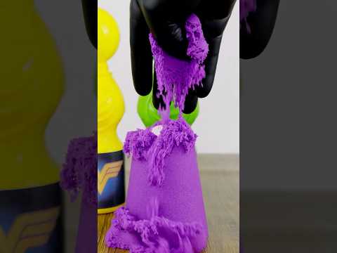 Most Satisfying ASMR | 5 Coca Cola Bottle Beads with Kinetic Sand Cutting