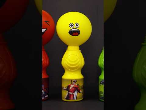 Oddly Satisfying ASMR | Red & Yellow Balloon Coca-Cola Bottles & Bead Drops