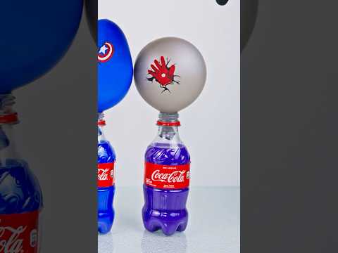 Oddly Satisfying ASMR | Grey Balloon Coca-Cola Bottles & Bead Drops
