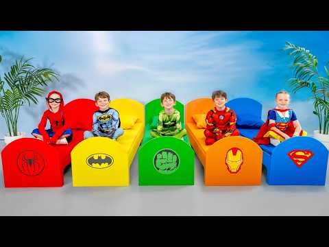Nap Time at Superhero Kindergarten