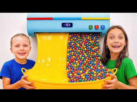 What Came Out of Our Air Conditioner? Candy and Slime!