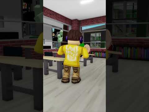 Tried To Study… But The Beat Said: NOPE 😤🔥 #robloxshorts #shorts #roblox #brookhaven