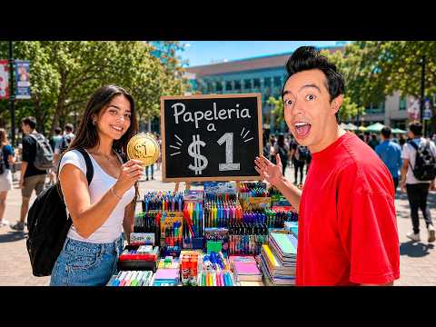 VENDIENDO PAPELERIA A $1 EN LA CALLE