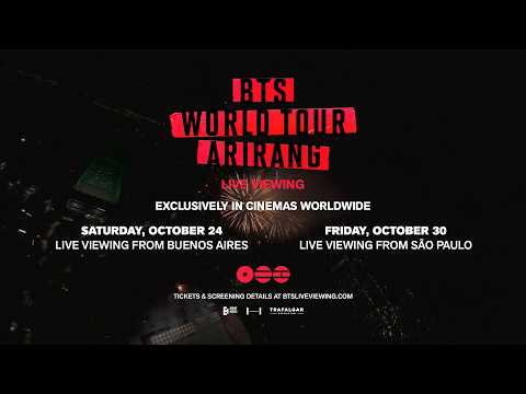 BTS WORLD TOUR ‘ARIRANG’ IN BUENOS AIRES & SÃO PAULO: LIVE VIEWING - Special Trailer