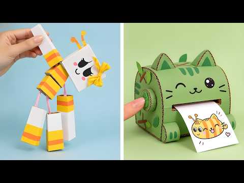 📦 Karton El İşleri ve Daha Fazlası! ✨🩷 Farklı Malzemelerle DIY Fikirleri